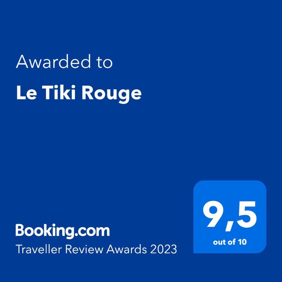 Le Tiki Rouge Villa Punaauia  Exteriör bild